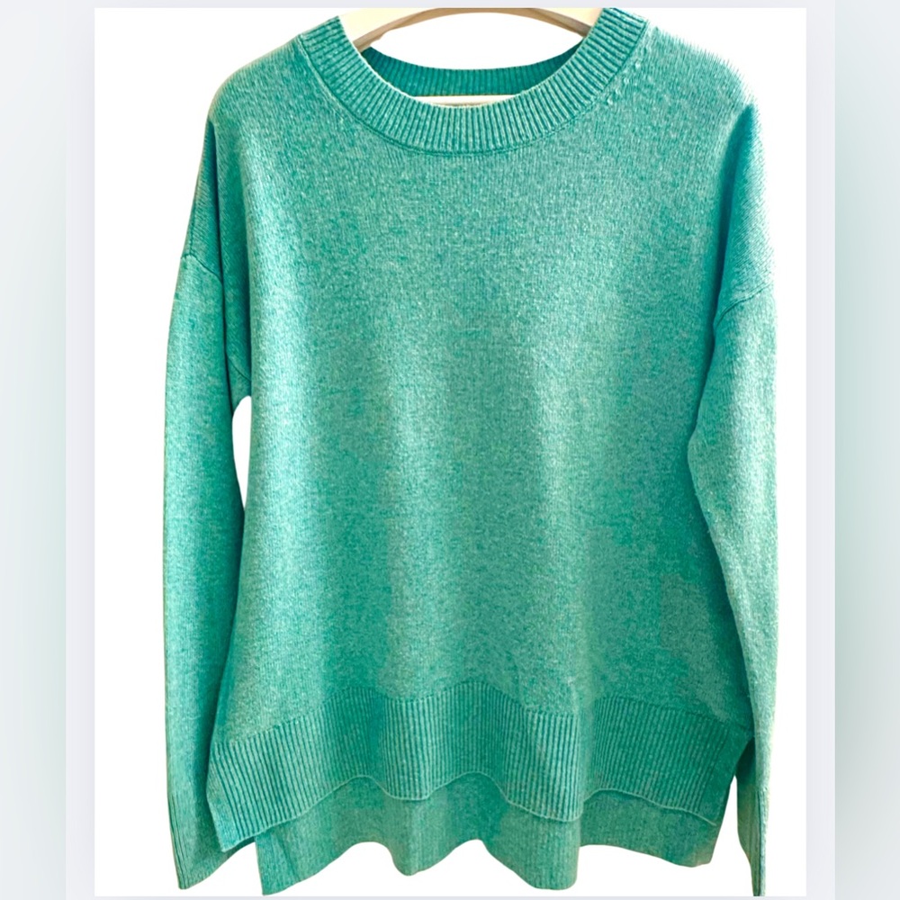GAP tunic crewneck sweater in seafoam green size Large